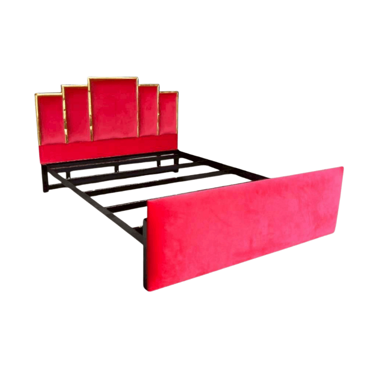ฐานรองหัวเตียง 5 ฟุต WISDOM DESIGN FURNITURE รุ่น FOREVER สีแดง